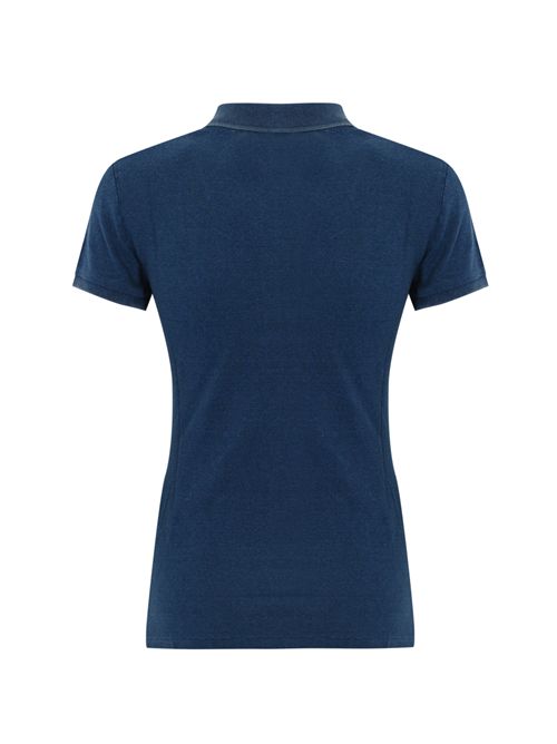 Polo in cotone con logo Indigo Blu POLO RALPH LAUREN | 211870245006